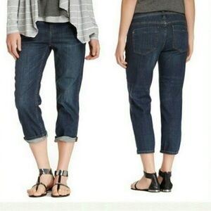 Tommy Bahama Heritage Women’s 8 Cropped Blue Mid Rise Denim Jeans Stretch